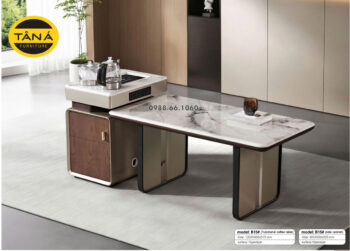 Bàn Trà Mặt Đá BT-B15 Hiện Đại