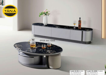 Bàn Trà Mặt Đá Hiện Đại Nhập Khẩu BT-24-05