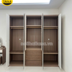 Combo Giường Tủ Hiện Đại Nhập Khẩu AT-2566 Gỗ MDF Chống Ẩm