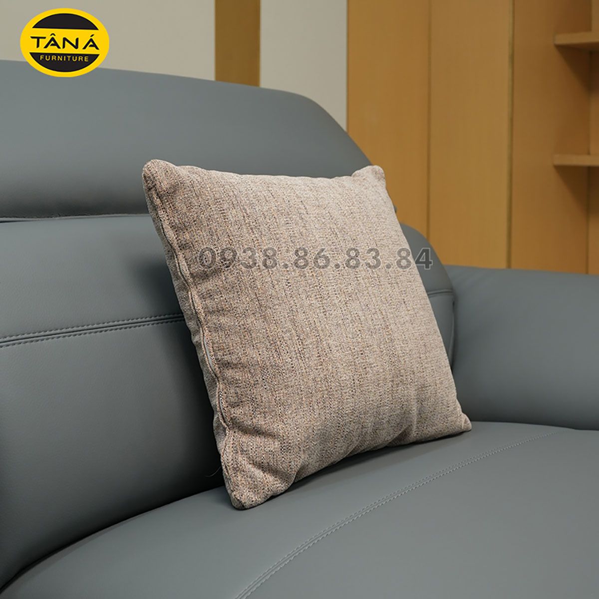 Tựa tay sofa băng da AT-T956 thiết kế đệm dày, thoải mái nằm nghỉ Tựa tay sofa băng da AT-T956 thiết kế đệm dày, thoải mái nằm nghỉ