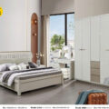 Combo Giường Tủ Hiện Đại Gỗ Chống Ẩm AT-2505