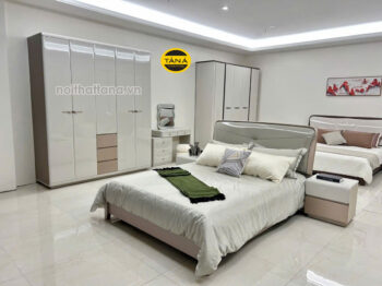 Combo Giường Tủ Hiện Đại Gỗ Chống Ẩm AT-2505