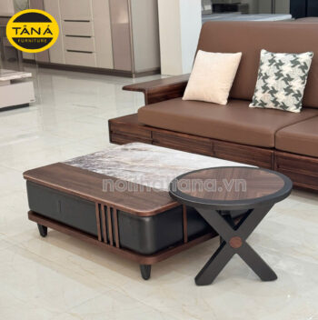 Bàn Trà Sofa Mặt Đá BT-085 Phong Cách Hiện Đại
