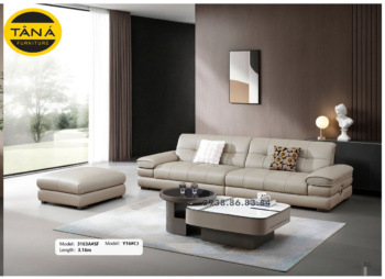 Sofa Băng Da Sinh Thái TP-3163A Nhập Khẩu, Phong Cách Hiện Đại