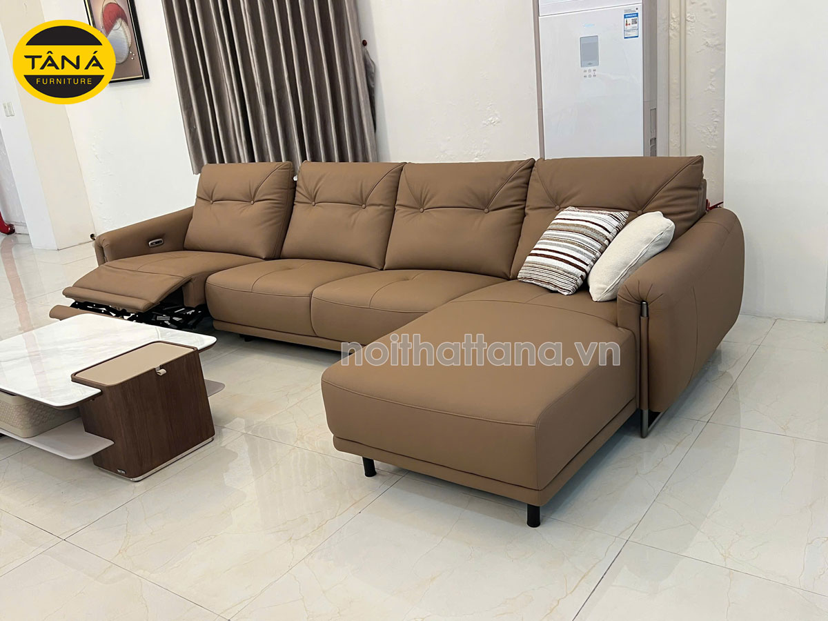 Mẫu Ghế Sofa Da Bò Góc L Có Ghế Chỉnh Điện Hiện Đại AT-T806 Nhập Khẩu Mẫu Ghế Sofa Da Bò Góc L Có Ghế Chỉnh Điện Hiện Đại AT-T806 Nhập Khẩu