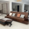 Sofa Băng Da Sinh Thái Nhập Khẩu AT-A01 Gỗ Sồi - Phong Cách Hiện Đại