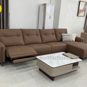 Sofa Da Bò Góc L Có Ghế Chỉnh Điện Hiện Đại AT-T806 Nhập Khẩu