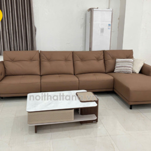 Sofa Da Bò Góc L Có Ghế Chỉnh Điện Hiện Đại AT-T806 Nhập Khẩu