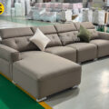 Sofa Da Sinh Thái Góc Chữ L Hiện Đại Nhập Khẩu AT-9106