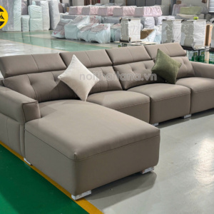 Sofa Da Sinh Thái Góc Chữ L Hiện Đại Nhập Khẩu AT-9106