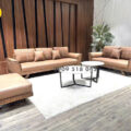Sofa Băng Gỗ Sồi Bọc Da Chống Trầy AB-890C