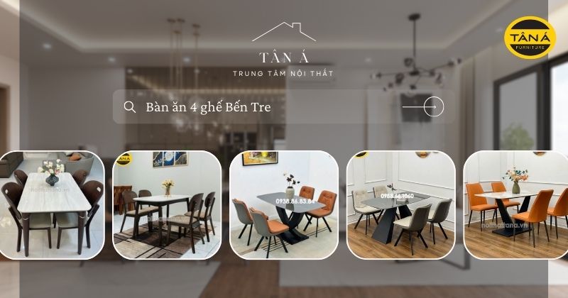Bàn ăn 4 ghế TP Bến Tre