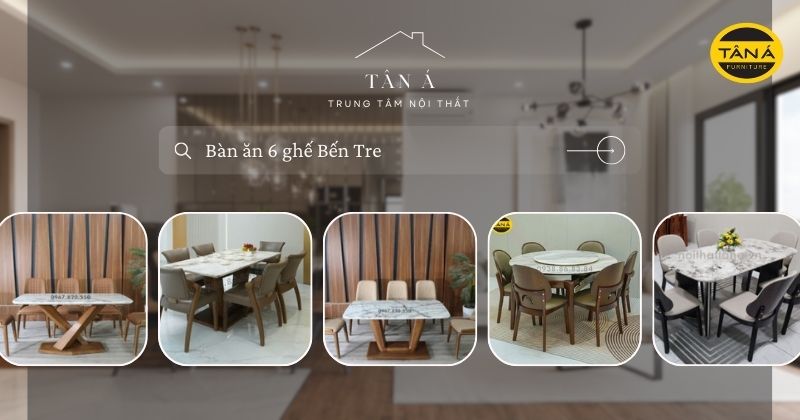 Bàn ăn 6 ghế TP Bến Tre