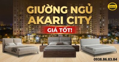 Giường ngủ Akaro City giá tốt tại Tân Á