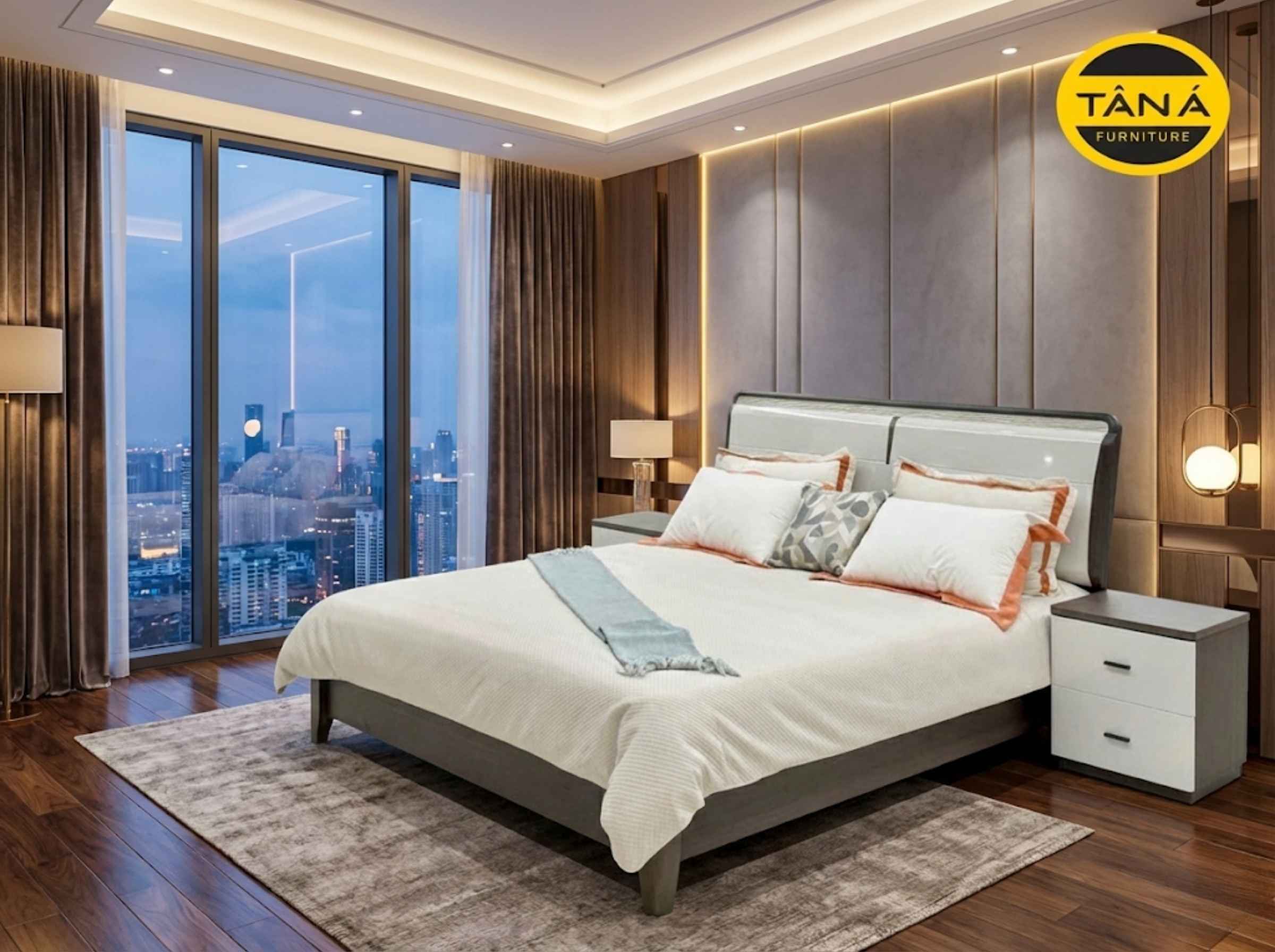 giường ngủ căn hộ D-Homme