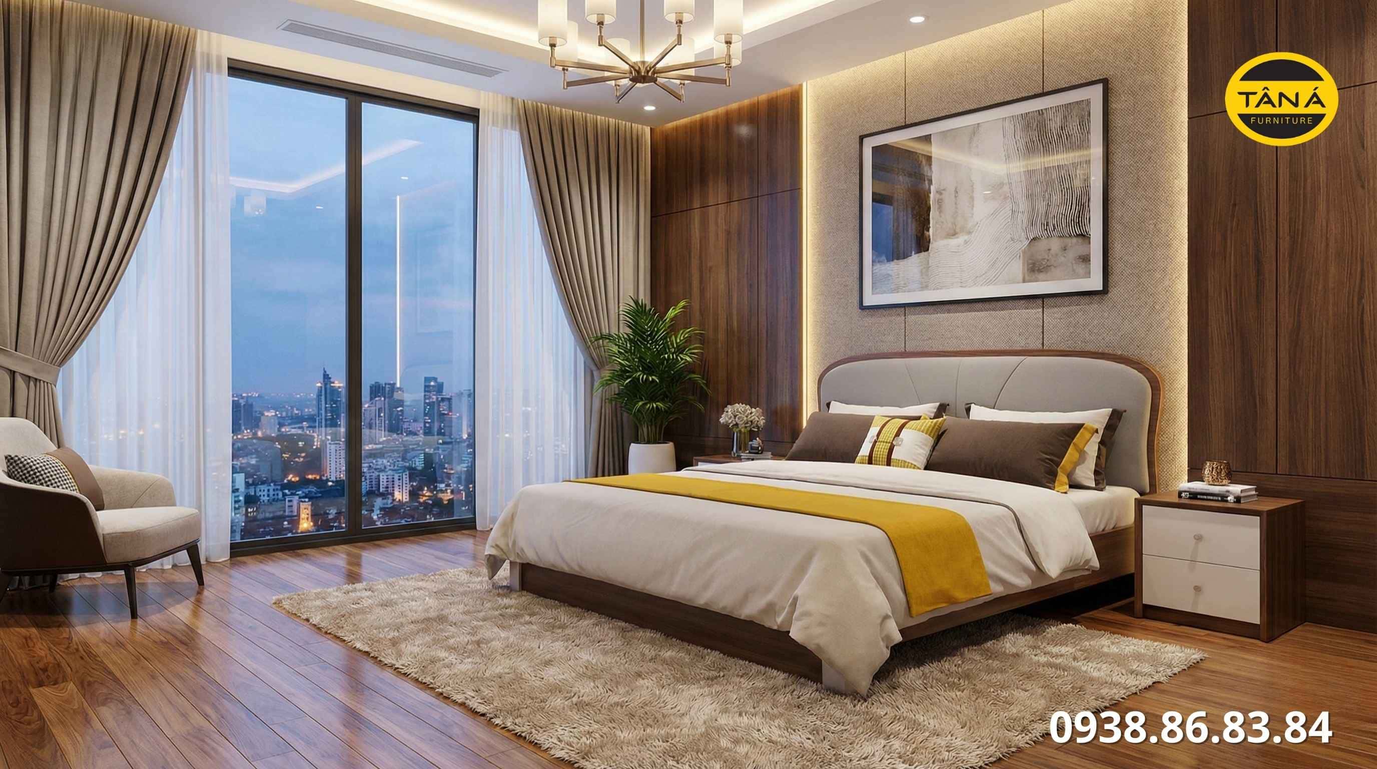 giường ngủ căn hộ Lancaster Legacy