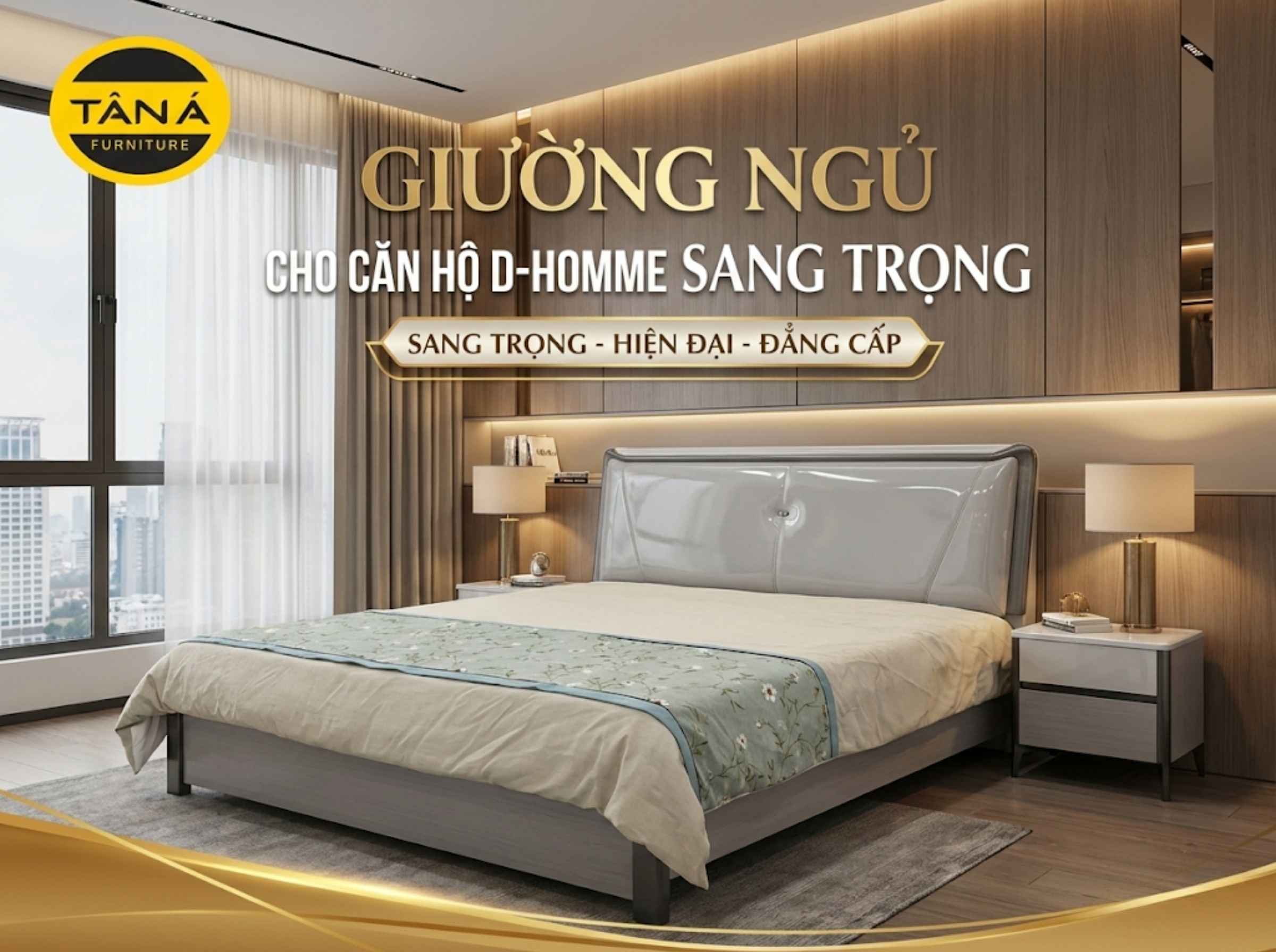 Giường ngủ cho căn hộ D-Homme