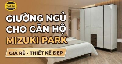 giường ngủ căn hộ Mizuki Park