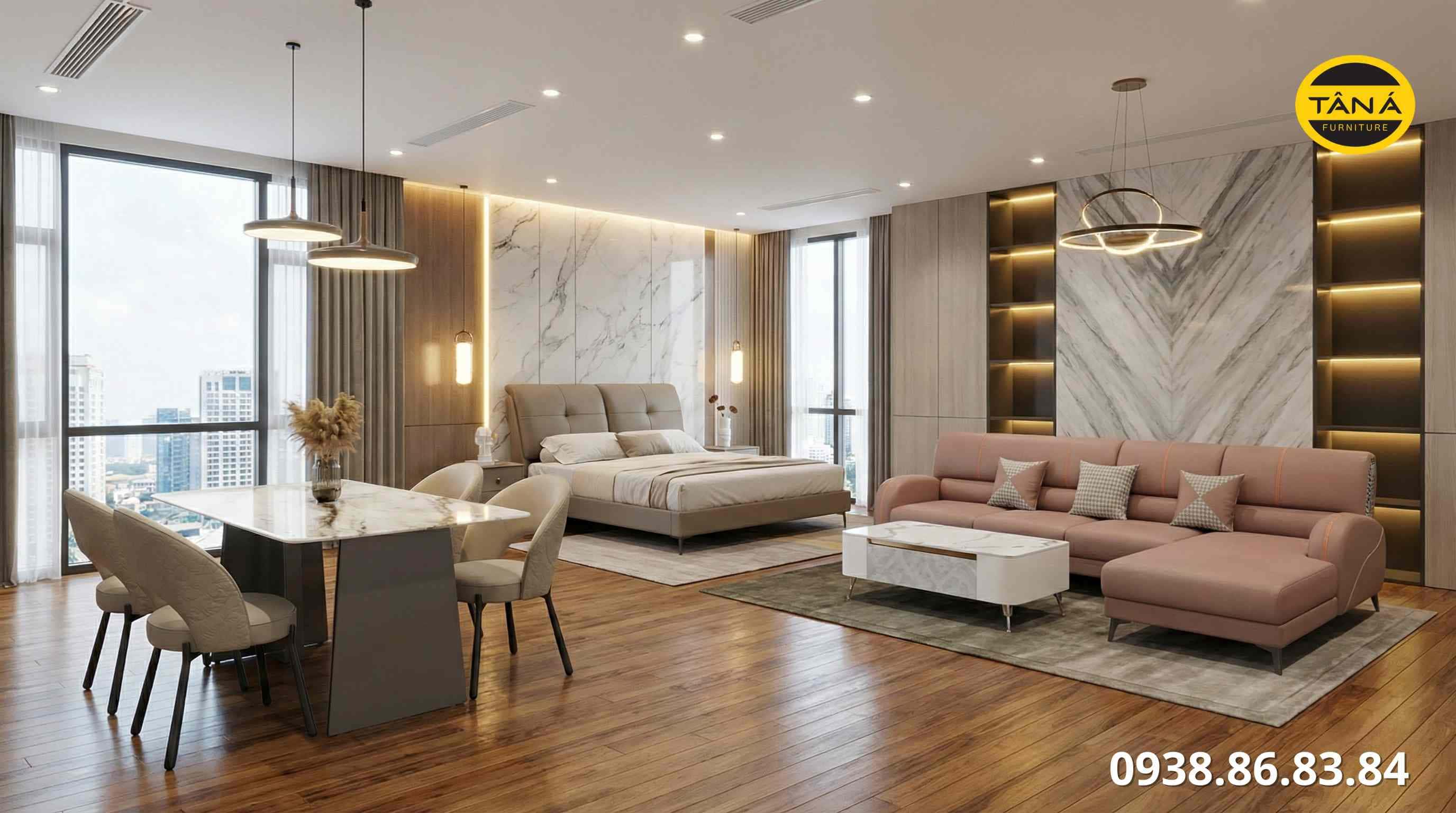 Thiết kế nội thất trọn gói cho căn hộ Lancaster Legacy