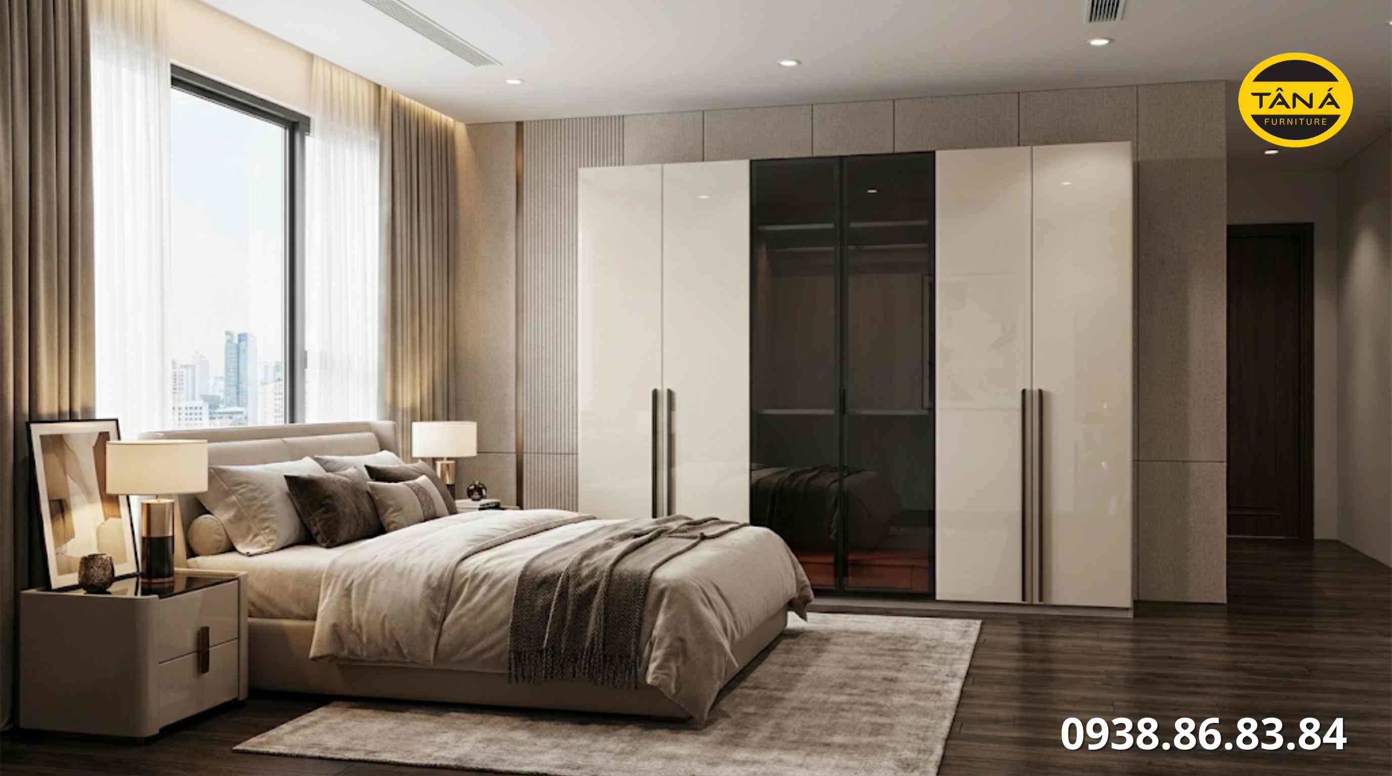 tủ quần áo căn hộ Lancaster Legacy