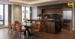 Bàn ăn cho căn hộ Diamond Alnata Plus - Gọn gàng để giữ trọn vẻ tinh tế