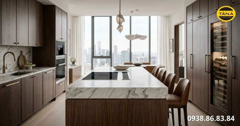Bàn ăn căn hộ The Privia