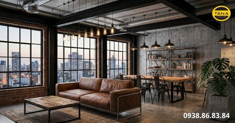 Cách ứng dụng Industrial cho căn hộ