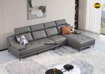 sofa góc L da sinh thái 6099