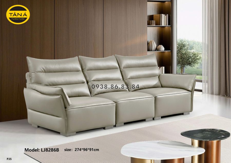 SOFA DA BÒ NHẬP KHẨU TP-LJ8286B PHONG CÁCH HIỆN ĐẠI 2 TP-LJ8286B