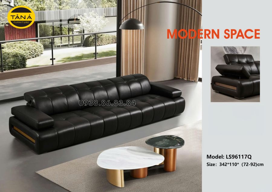 SOFA DA BÒ TOÀN PHẦN NHẬP KHẨU TP-LS96117Q