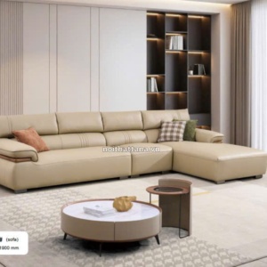 Sofa da sinh thái góc L AT-2616 nhập khẩu hiện đại
