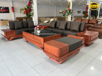 Sofa Gỗ Hương Đá GH95 Đẳng Cấp Sang Trọng