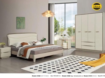 Combo giường tủ gỗ hiện đại nhập khẩu AT-8108
