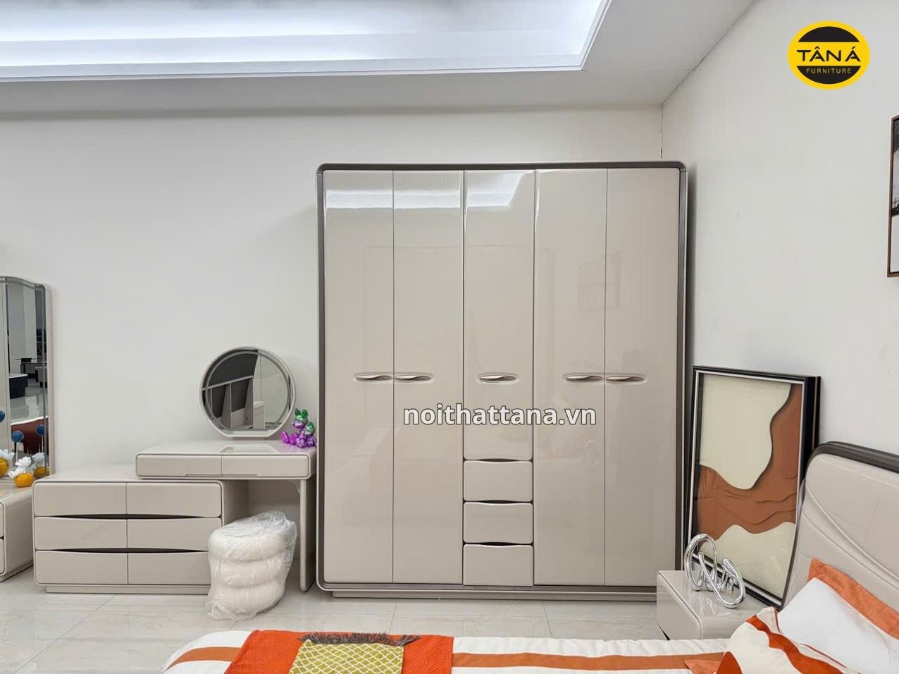 TỦ QUẦN ÁO 5 CÁNH NHỎ GỌN AT-8105T NHẬP KHẨU ĐÀI LOAN