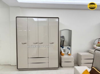 TỦ QUẦN ÁO 4 CÁNH NHỎ GỌN AT-8108T NHẬP KHẨU ĐÀI LOAN