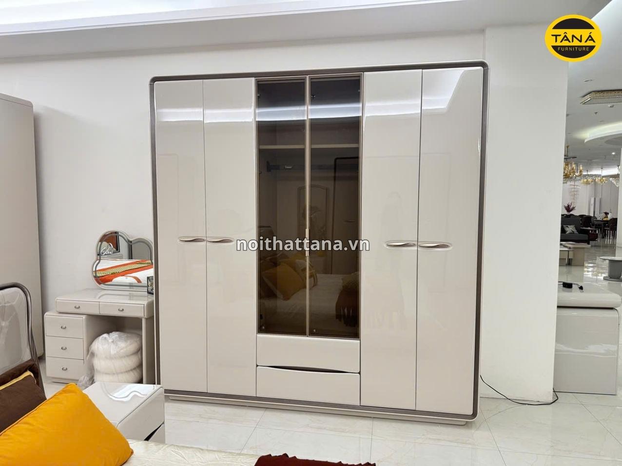 Tủ Quần Áo 6 Cánh Nhỏ Gọn AT-8127T Nhập Khẩu Đài Loan