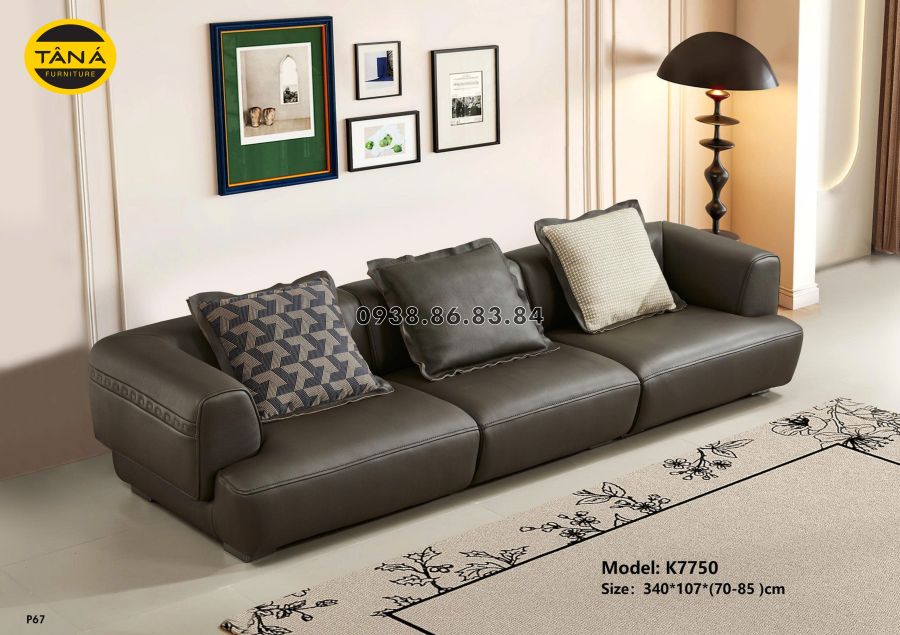 SOFA DA BÒ NHẬP KHẨU TP-K7750 SANG TRỌNG 2 TP-K7750