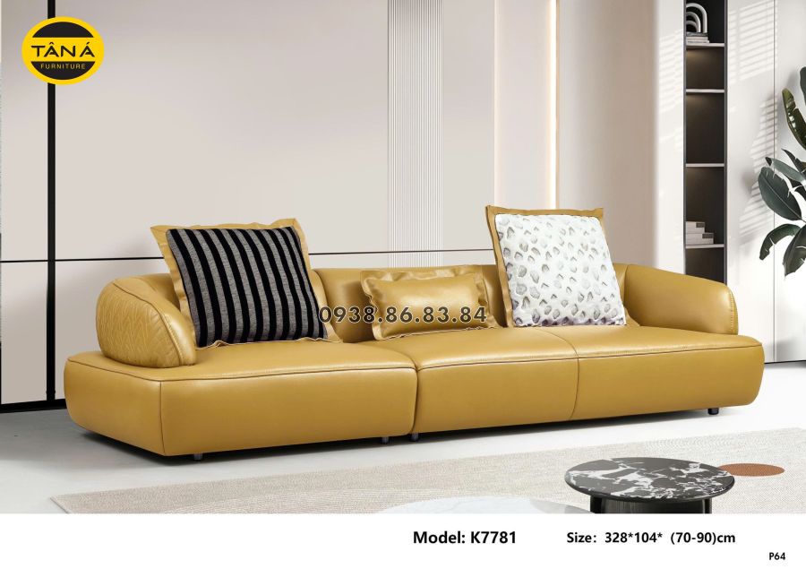 SOFA DA BÒ NHẬP KHẨU TP-K7781 PHONG CÁCH HIỆN ĐẠI 2 TP-K7781