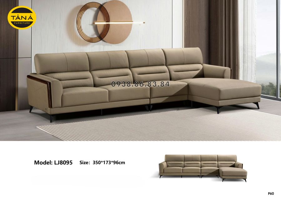 SOFA DA BÒ NHẬP KHẨU TP-LJ8095 PHONG CÁCH HIỆN ĐẠI 2 TP-LJ8095