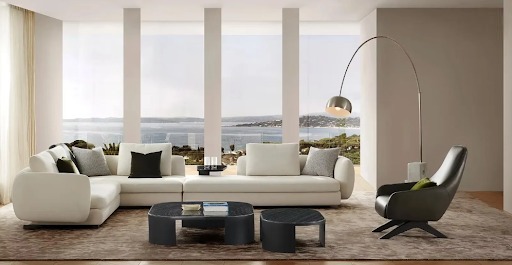Sofa góc giúp tối ưu diện tích và tạo cảm giác quây quần