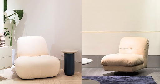 Sofa đơn tạo điểm nhấn cho không gian phòng