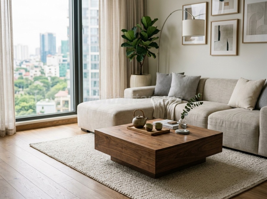 Tại sao nên lựa chọn bàn trà vuông tại Nội Thất Tân Á
