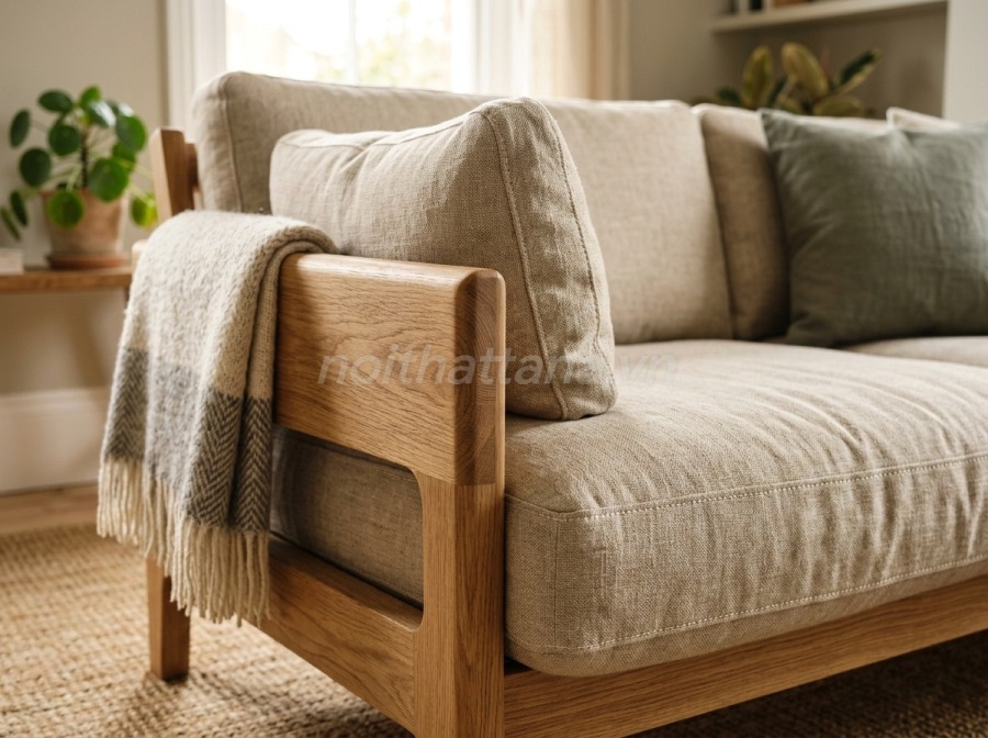 Bộ sưu tập sofa bed gỗ hiện đại xu hướng nội thất thông minh 3 Sofa bed gỗ đẹp