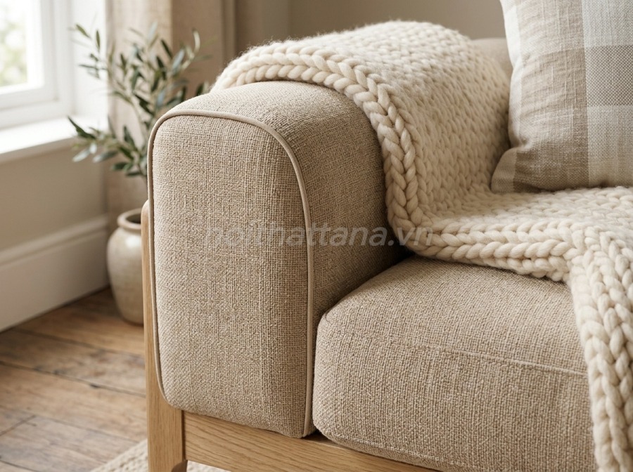 Sofa màu be đẹp, thanh lịch cho phòng khách hiện đại 3 Các dòng sofa màu be tại Nội Thất Tân Á