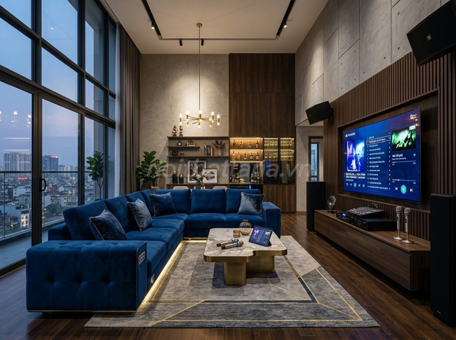 Mẫu sofa karaoke đẹp, sang trọng cho phòng hát hiện đại 2 Vai trò quan trọng của ghế sofa trong không gian phòng hát karaoke