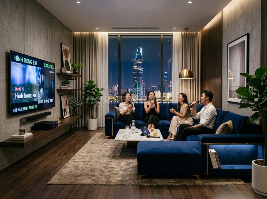 Mẫu sofa karaoke đẹp, sang trọng cho phòng hát hiện đại 4 sofa karaoke