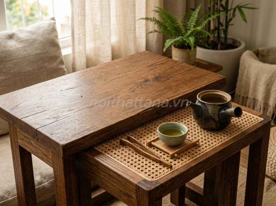 Ưu điểm vượt trội của bàn trà đôi tại Nội Thất Tân Á