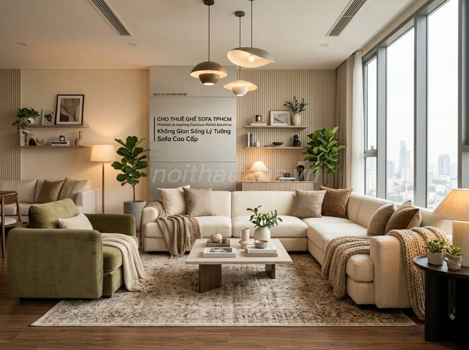 Tại sao nên chọn dịch vụ cho thuê sofa của Nội Thất Tân Á?