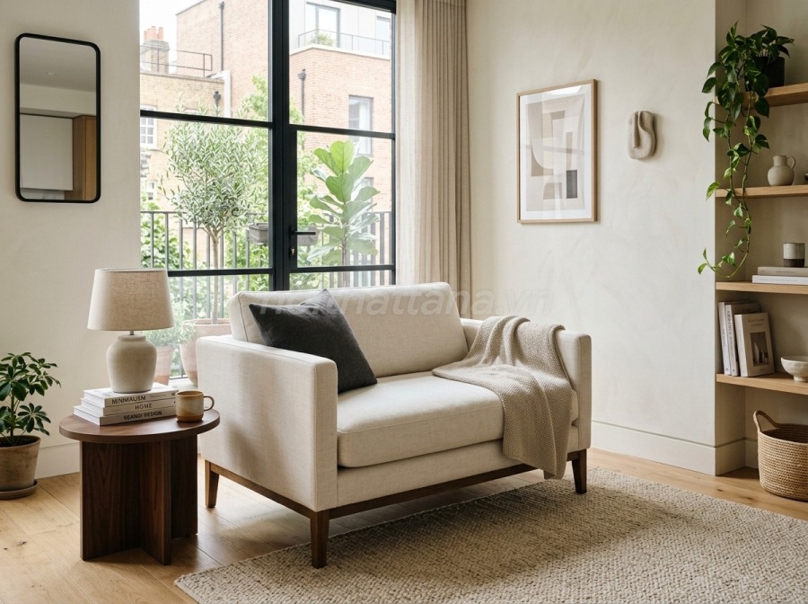 Cách bố trí ghế sofa đơn nhỏ gọn đẹp và khoa học