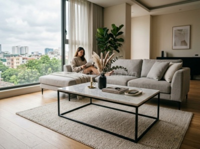 Tại sao bàn sofa mặt đá luôn là lựa chọn hàng đầu cho phòng khách?